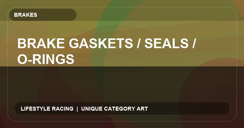 Brake Gaskets / Seals / O-Rings